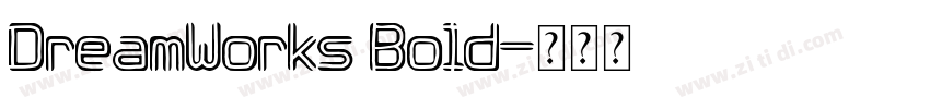 DreamWorks Bold字体转换